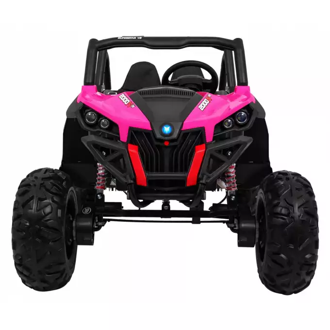 Buggy SuperStar 4x4 XMX-603 MP3 Różowy Dwuosobowy pojazd terenowy