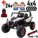Buggy SuperStar 4x4 XMX603 MP3 24V Biały 4x120W Dwuosobowy samochód terenowy dla dziecka